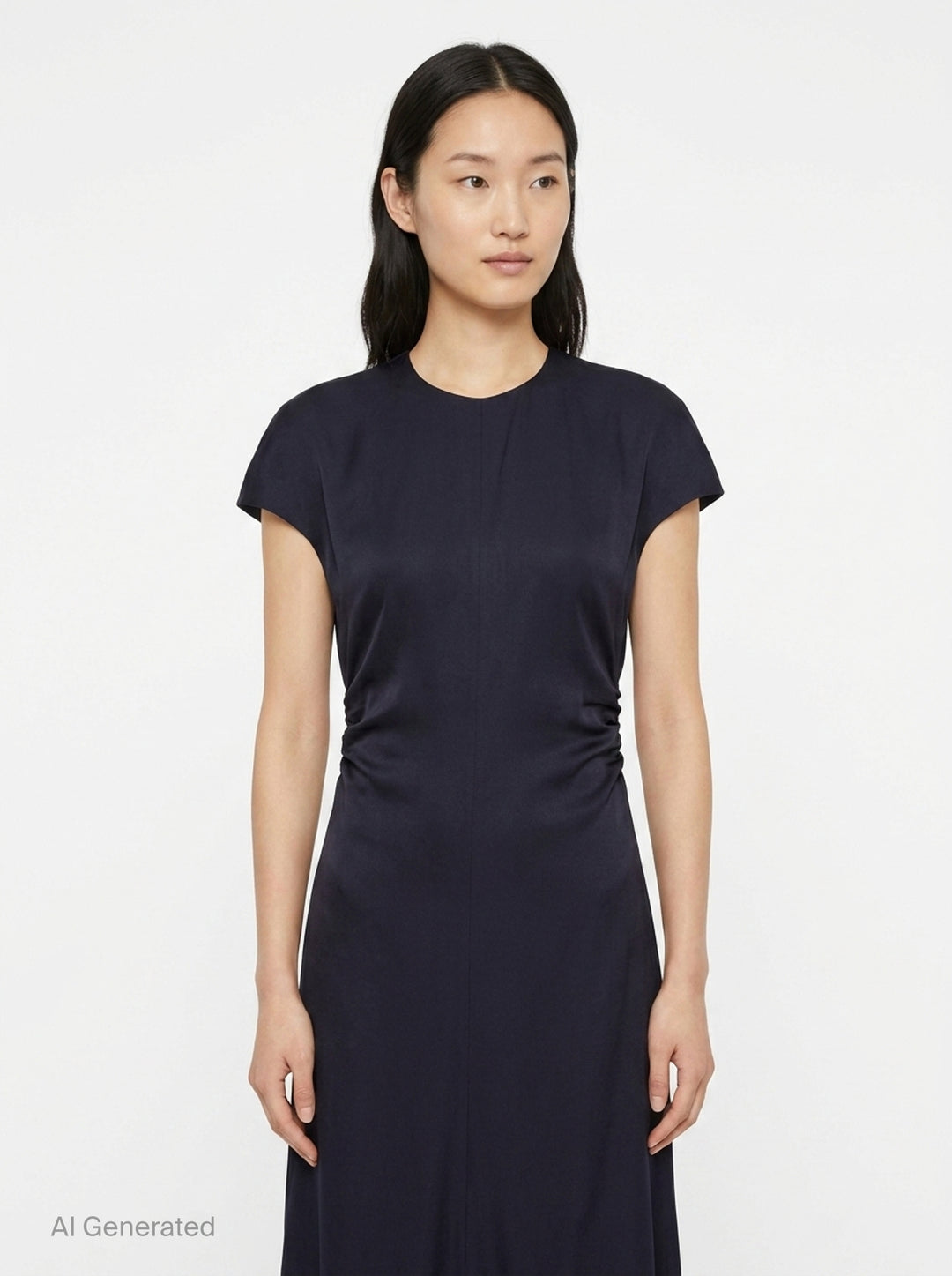 Viscose Sablé Envers Gown | Jil Sander | Club21 - front