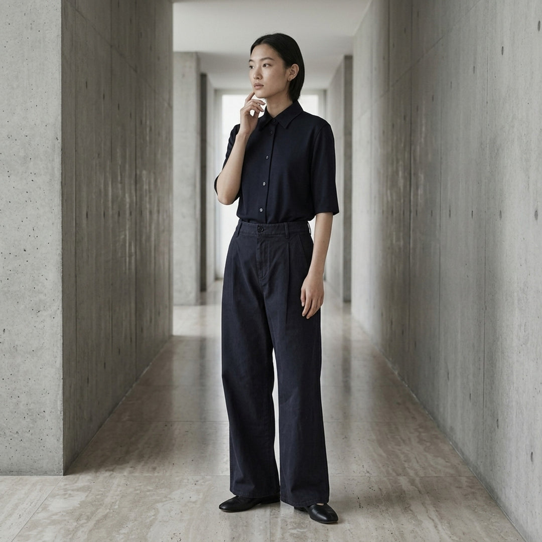 Viscose Sablé Envers Shirt | Jil Sander | Club21 - lifestyle