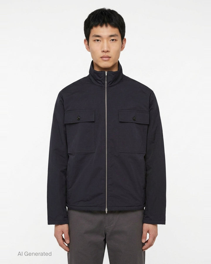 Water Repellent Blouson Jacket | Jil Sander | Club21 - front