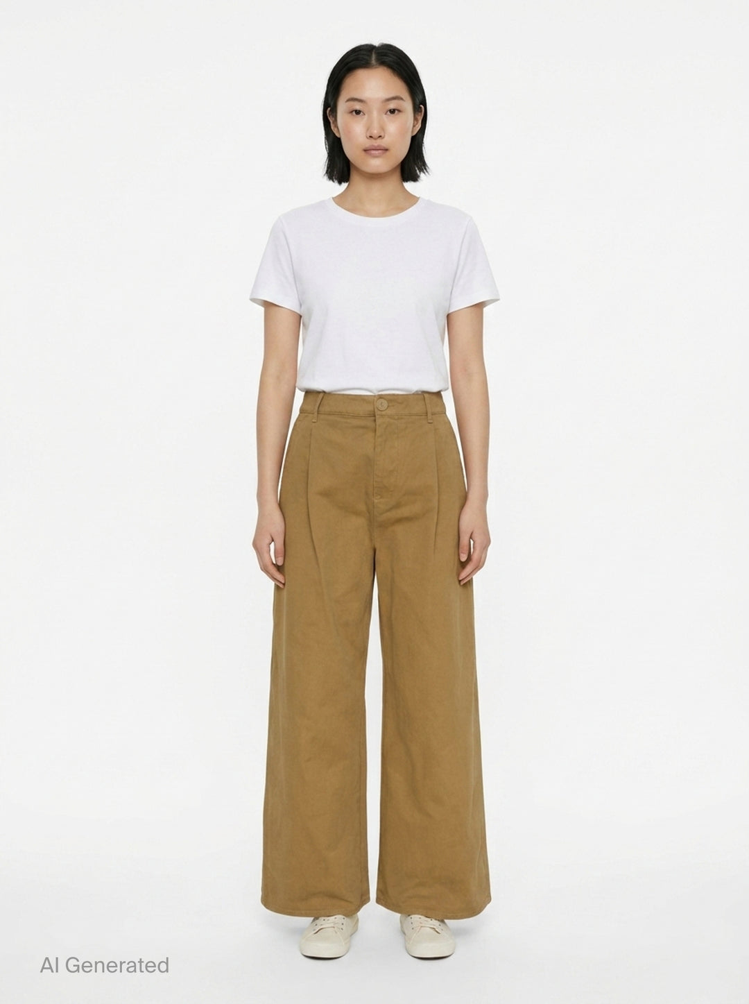 Wide Leg Cotton Trousers | Jil Sander | Club21 - front