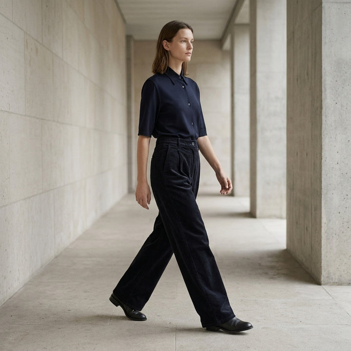 Wide Leg Cotton Trousers | Jil Sander | Club21 - lifestyle