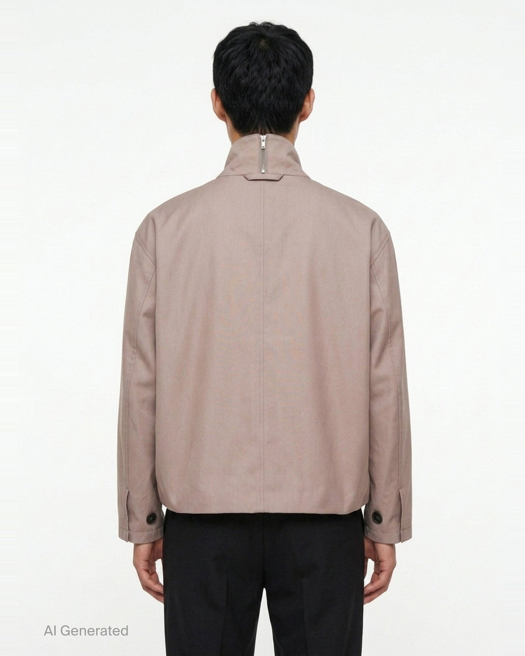 Shawl Collar Blouson Jacket | JiyongKim | Club21 - back