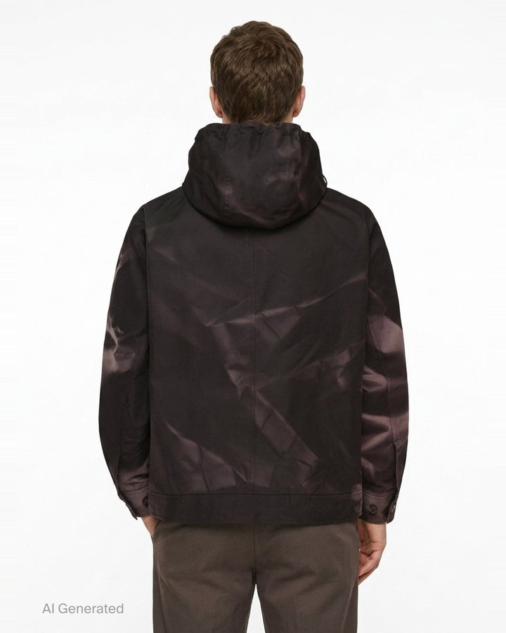 Sun-Bleached Asymmetric Front Blouson | JiyongKim | Club21 - back