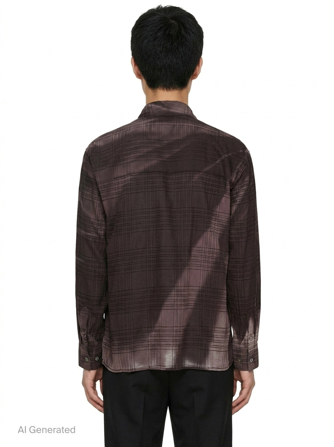 Sun-Bleached Drape Long Sleeve Shirt | JiyongKim | Club21 - back