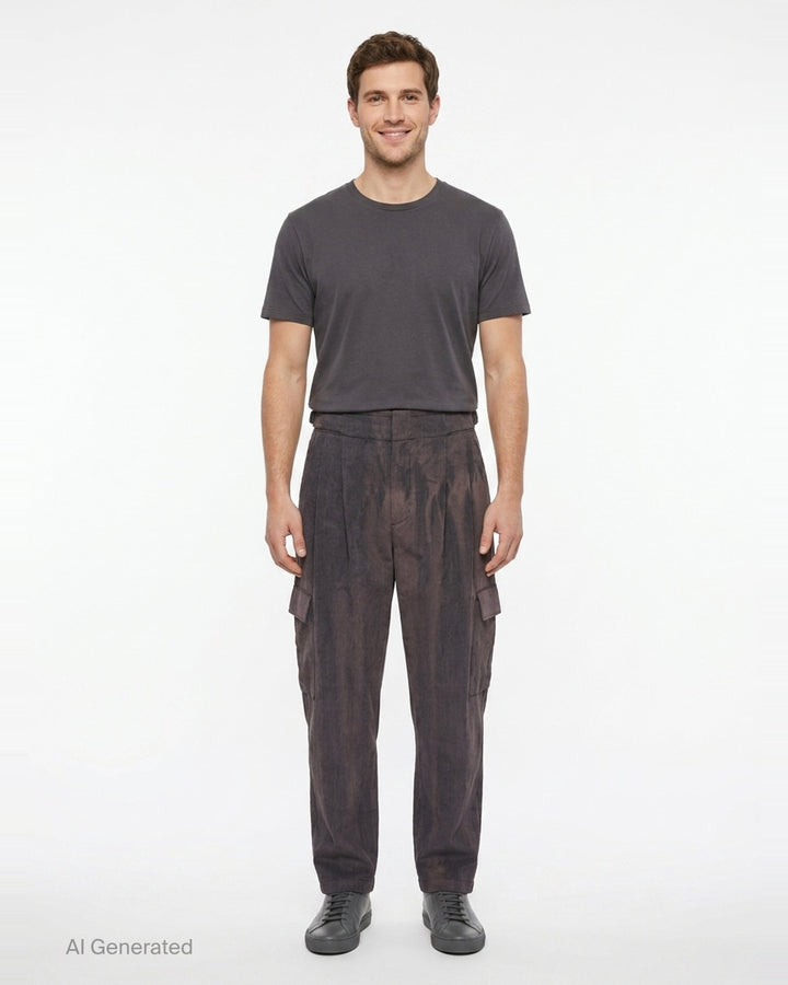 Sun-Bleached Pleated Trousers | JiyongKim | Club21 - front