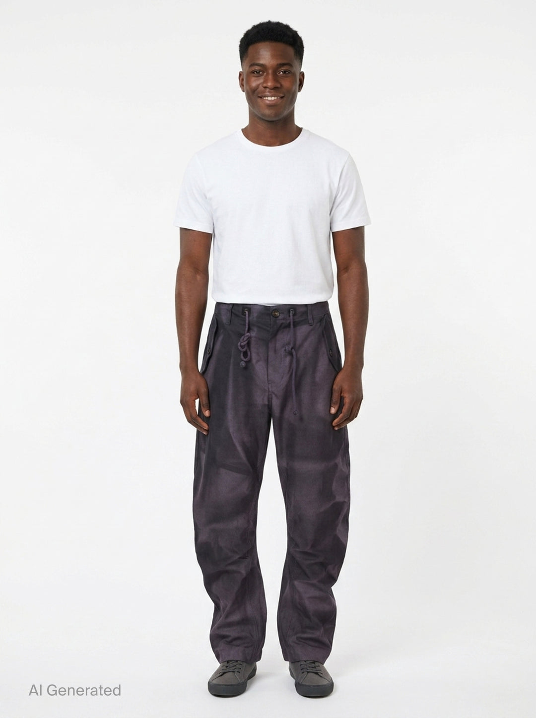 Sun-Bleached Twisted Trousers | JiyongKim | Club21 - front