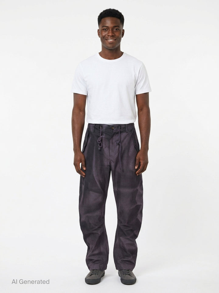 Sun-Bleached Twisted Trousers | JiyongKim | Club21 - front