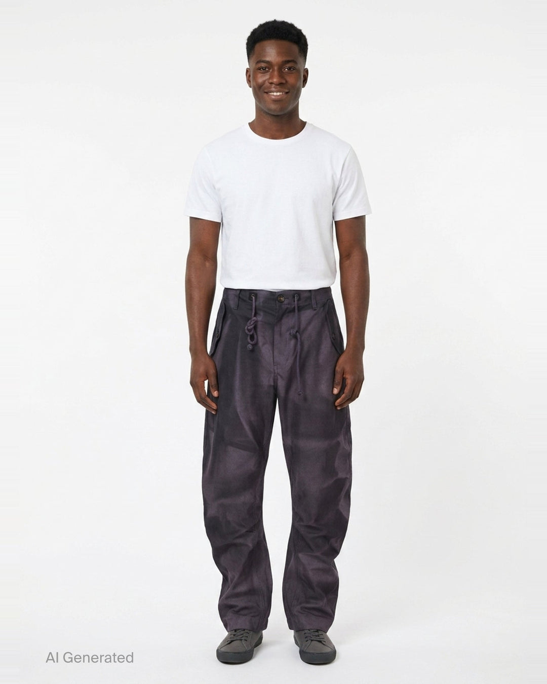 Sun-Bleached Twisted Trousers | JiyongKim | Club21 - front