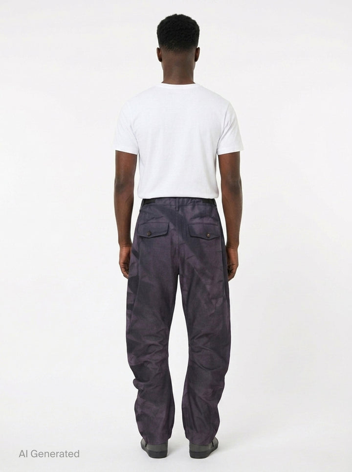 Sun-Bleached Twisted Trousers | JiyongKim | Club21 - back