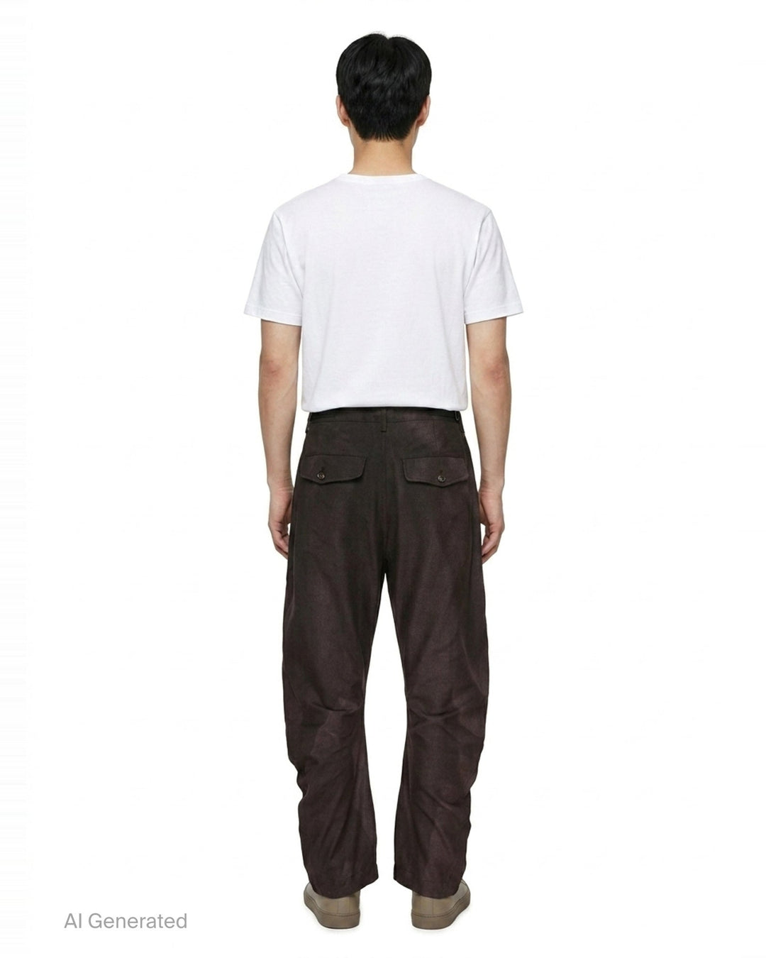 Sun-Bleached Twisted Trousers | JiyongKim | Club21 - back