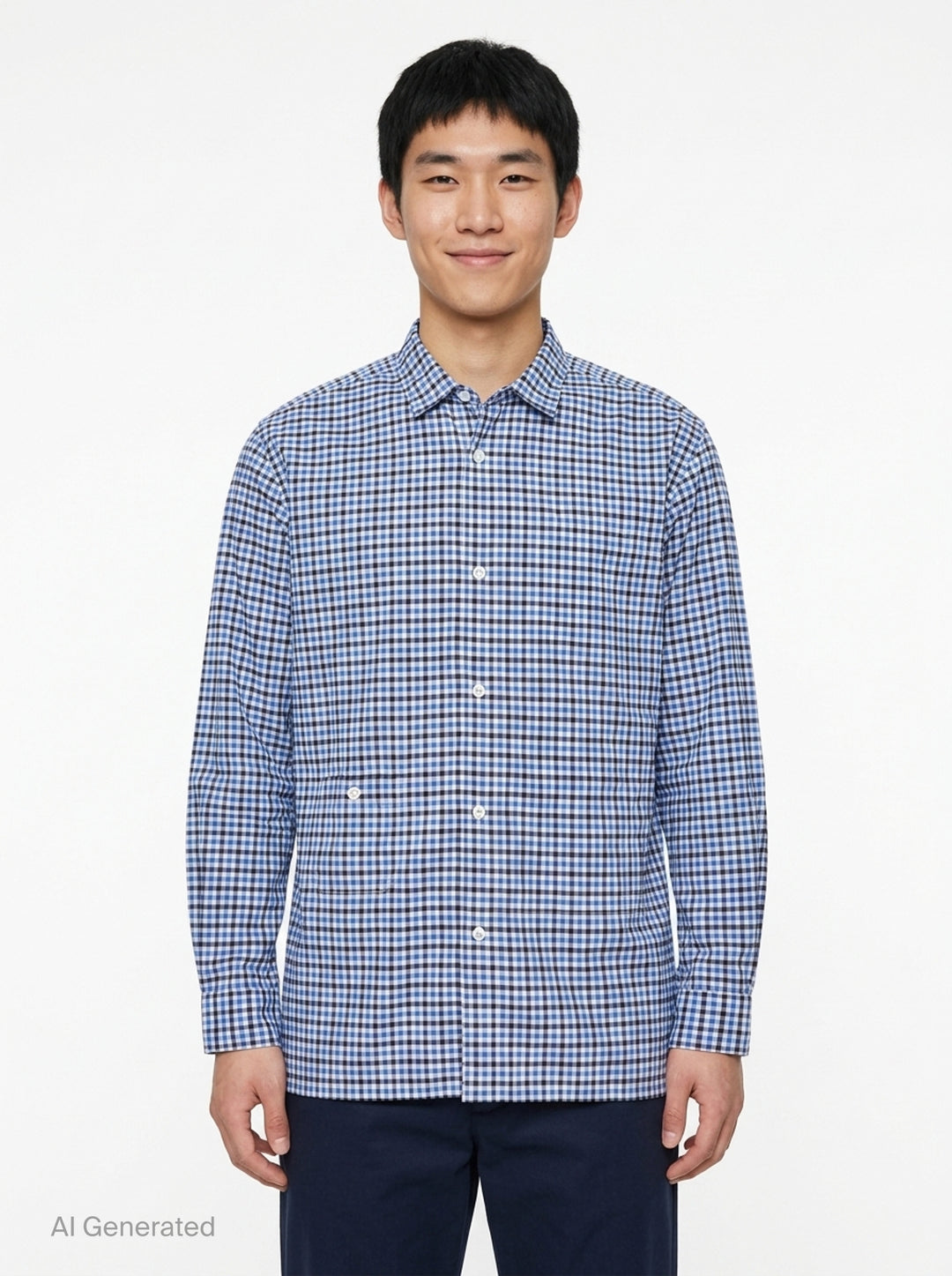 Cotton Stripe Long Sleeve Shirt | Comme des Garçons Homme | Club21 - front