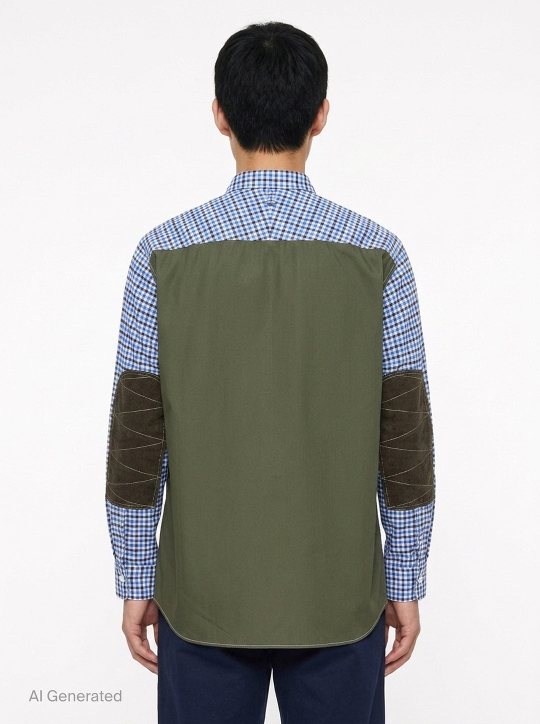 Cotton Stripe Long Sleeve Shirt | Comme des Garçons Homme | Club21 - back