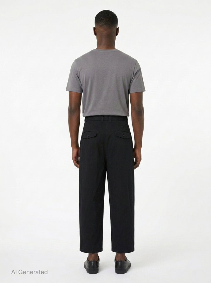 Garment Dyed Pleated Pants | Junya Watanabe | Club21 - back