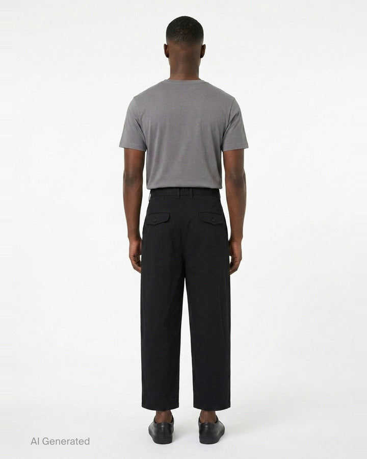 Garment Dyed Pleated Pants | Junya Watanabe | Club21 - back