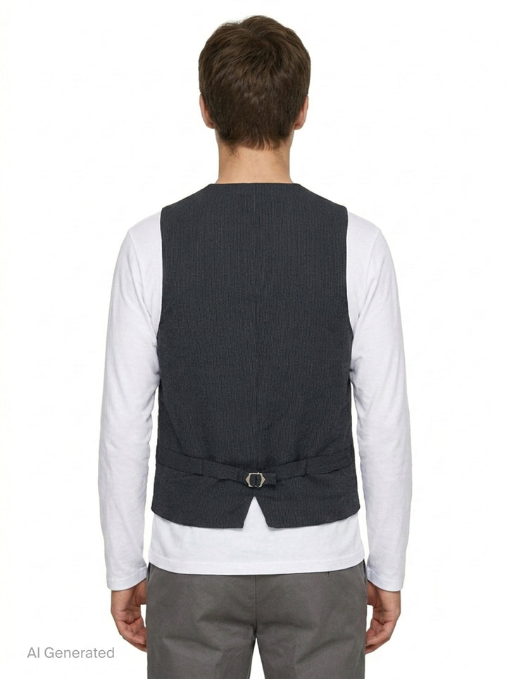 Patchwork Knit Vest | Junya Watanabe | Club21 - back