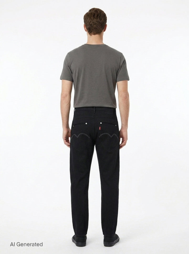 Wool Serge Tapered Pants | Junya Watanabe | Club21 - back