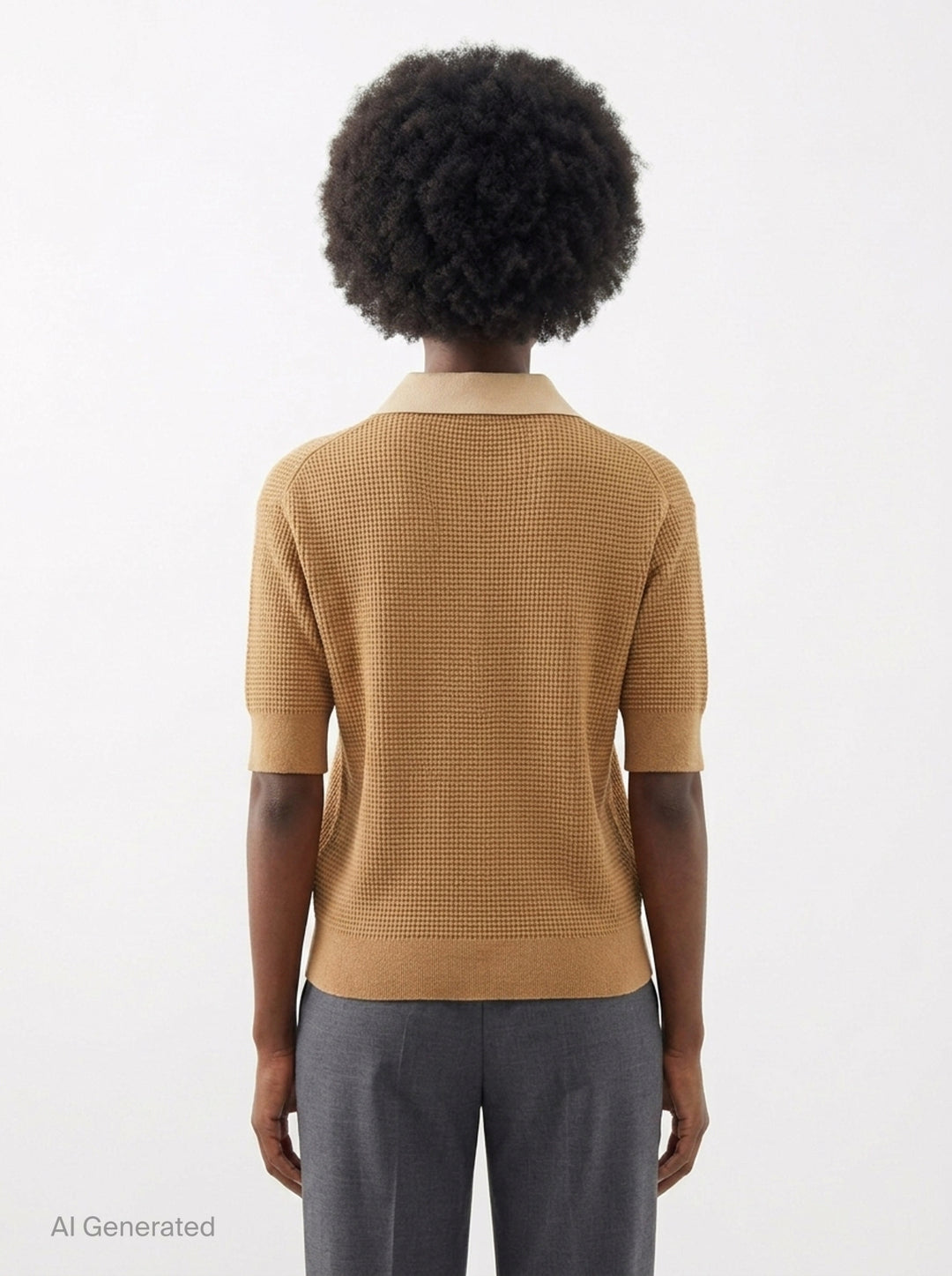 Short Sleeve Polo Jumper | JW Anderson | Club21 - back