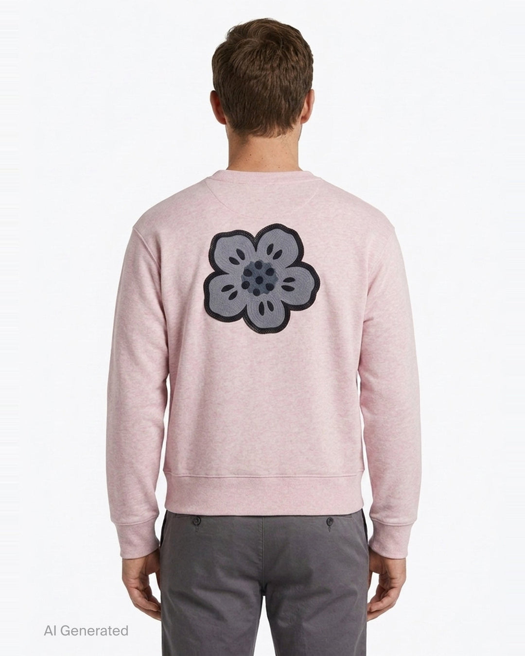 Boke Flower Embroidered Sweatshirt | Kenzo | Club21 - back