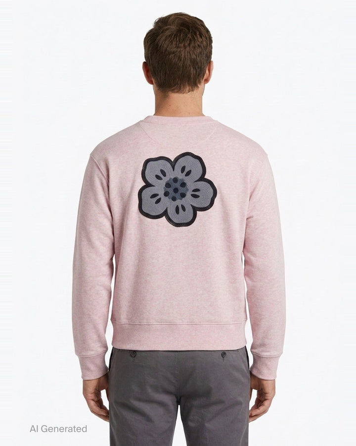 Boke Flower Embroidered Sweatshirt | Kenzo | Club21 - back