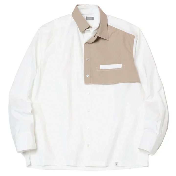 قميص بواجهة غير متساوية