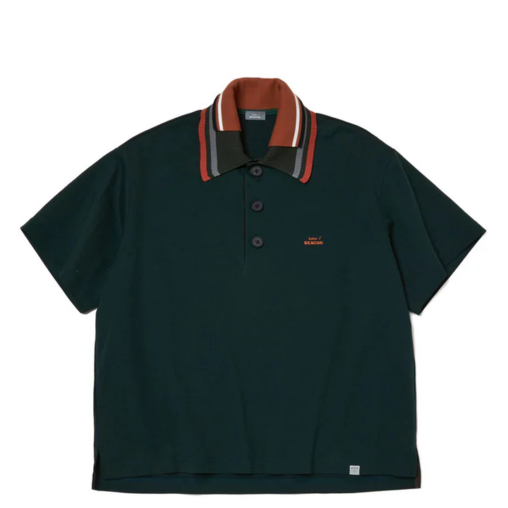 kolor_BEACON_Double_Collar_Jersey_Polo_Darkgreen