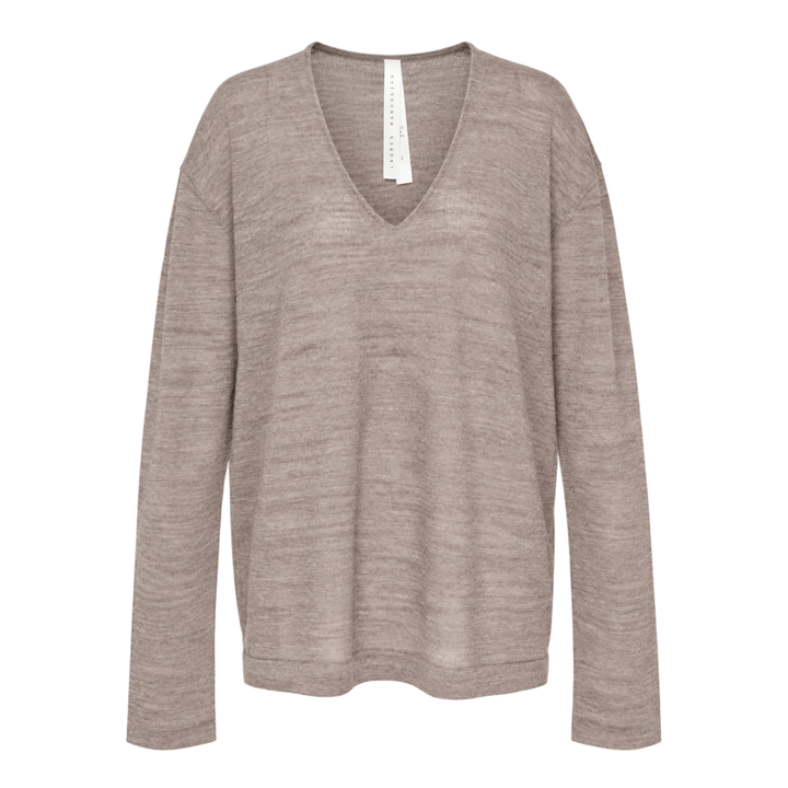 Fine Low V-Neck Sweater