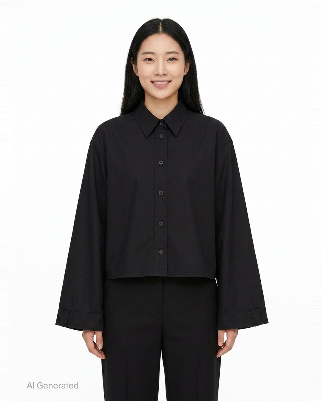 Rennie Cropped Shirt | Lee Mathews | Club21 - front