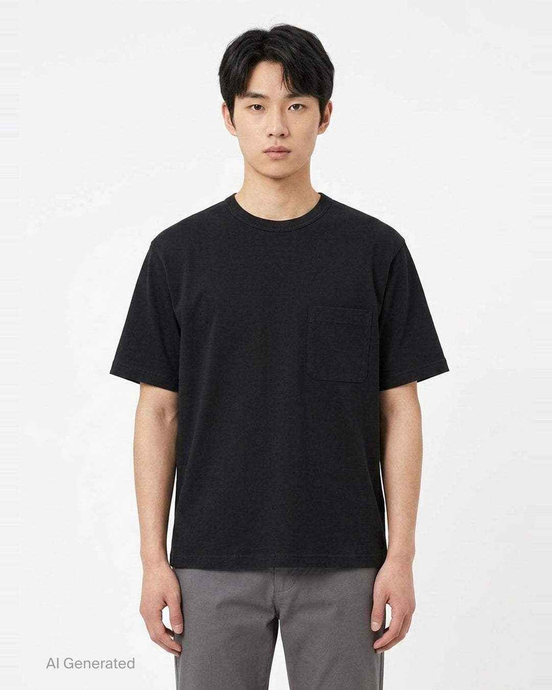 Boxy Compact Cotton Tee | Lemaire | Club21 - front