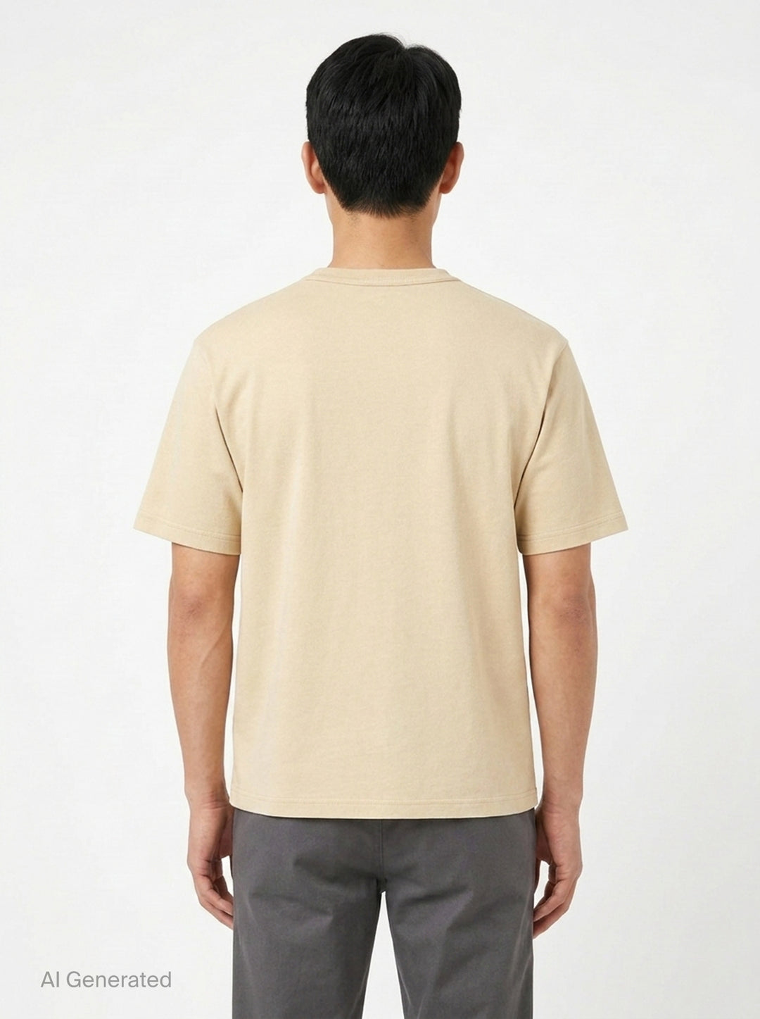 Boxy Compact Cotton Tee | Lemaire | Club21 - back