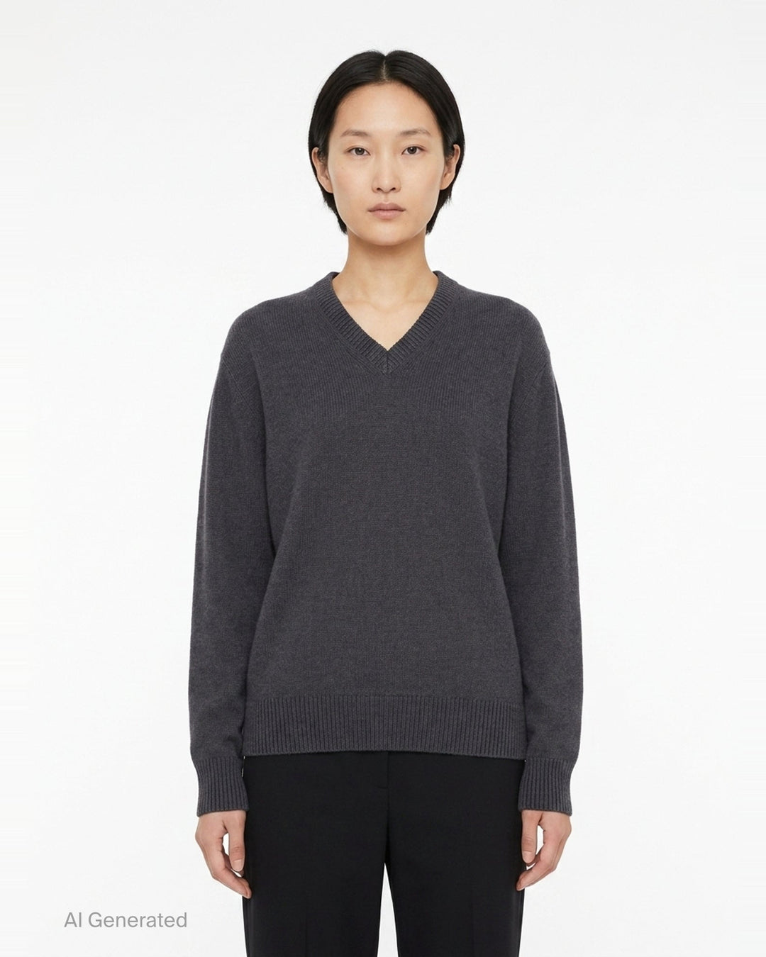 Cashmere V-Neck Sweater | Lemaire | Club21 - front