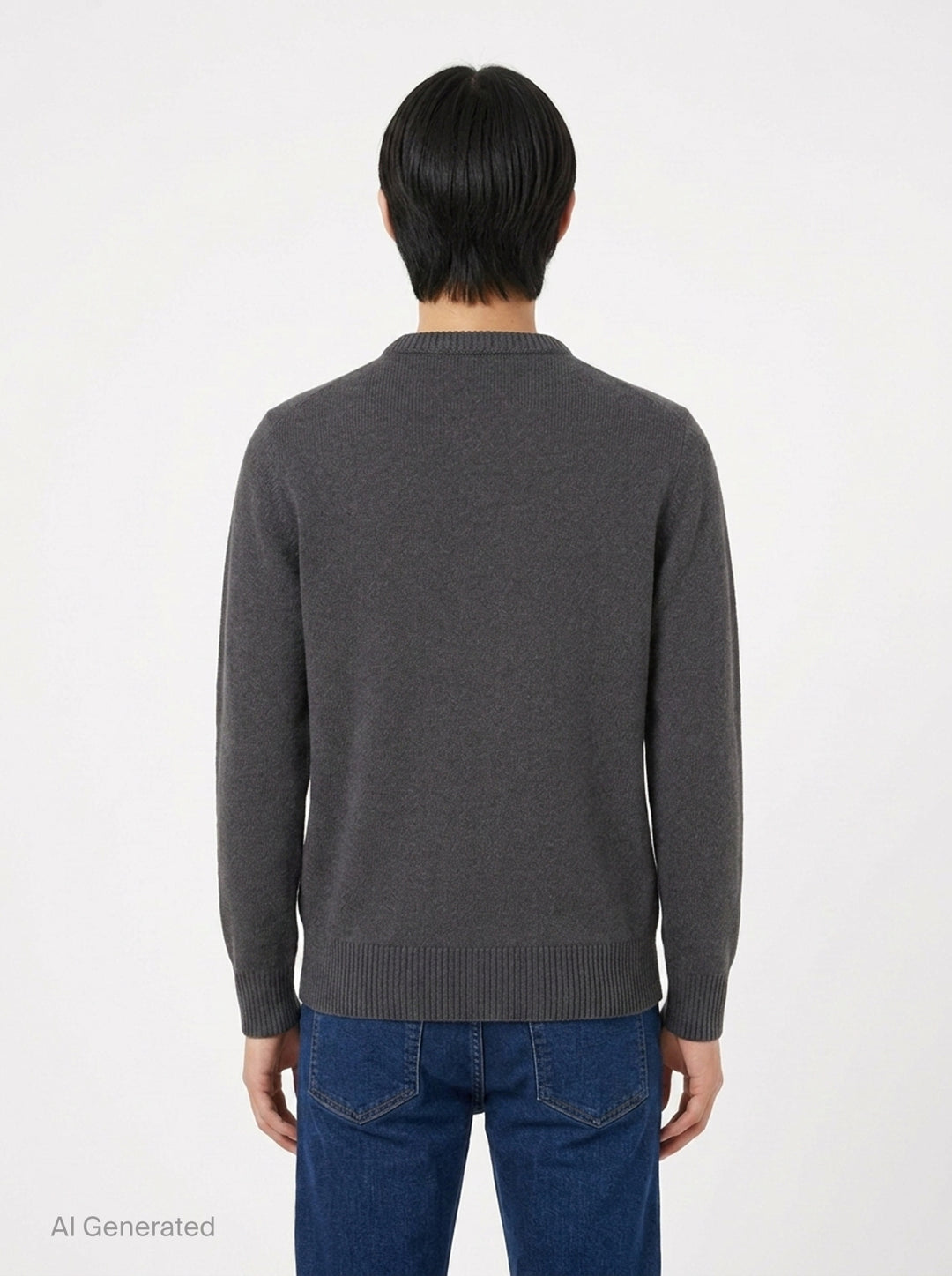 Cashmere V-Neck Sweater | Lemaire | Club21 - back