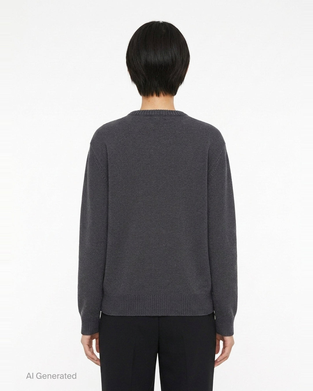 Cashmere V-Neck Sweater | Lemaire | Club21 - back