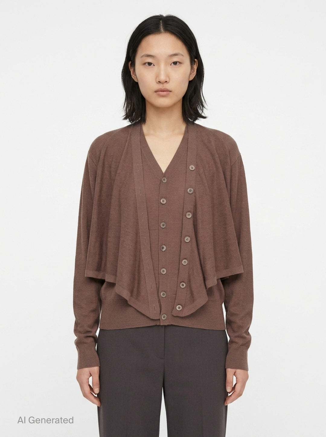 Trompe L'Oeil Cardigan | Lemaire | Club21 - front
