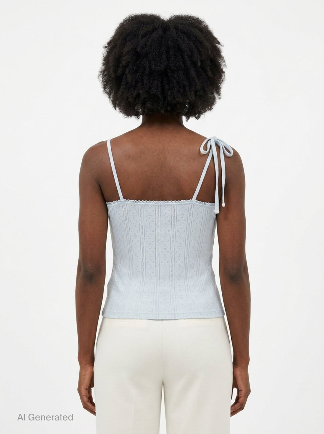Eyelet Ribbon Detail Cami | Mardi Mercredi | Club21 - back