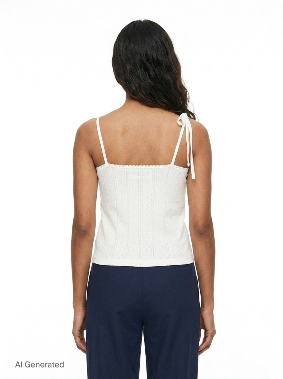 Eyelet Ribbon Detail Camisole | Mardi Mercredi | Club21 - back