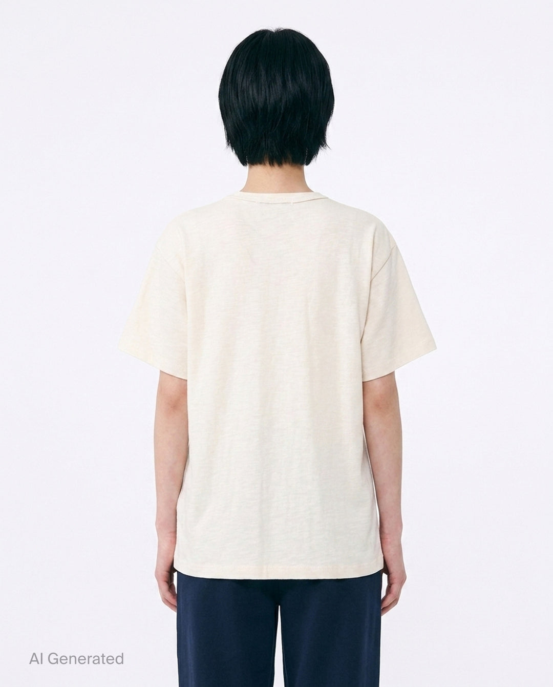 Flower Mardi Slub Cotton Tee | Mardi Mercredi | Club21 - back