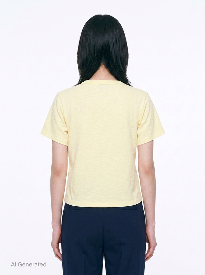 Flower Slim Fit Tee | Mardi Mercredi | Club21 - back