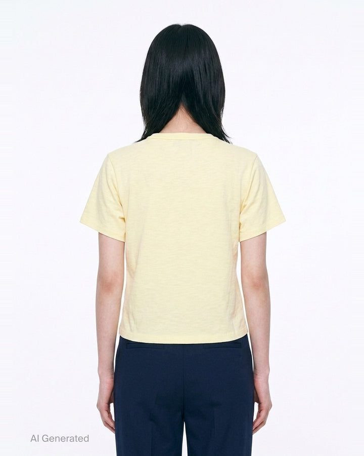 Flower Slim Fit Tee | Mardi Mercredi | Club21 - back