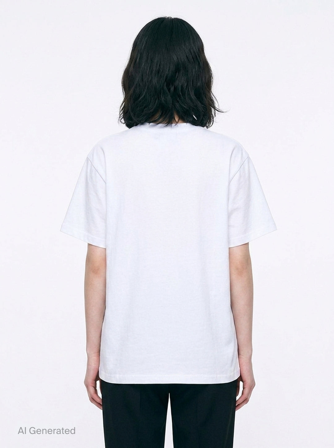 Script Logo Diagonal Tee | Mardi Mercredi | Club21 - back