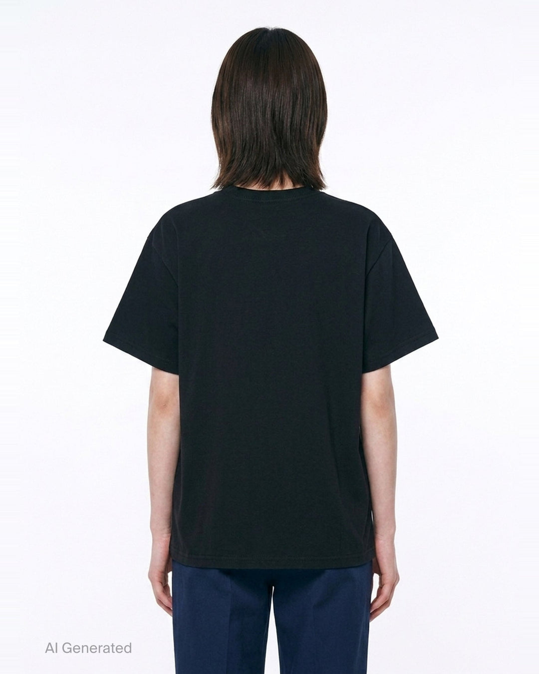 Script Logo Diagonal Tee | Mardi Mercredi | Club21 - back