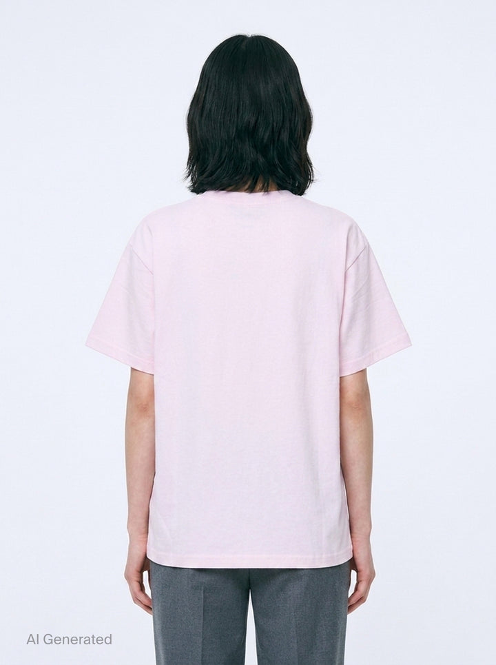 Script Logo Stacked Tee | Mardi Mercredi | Club21 - back