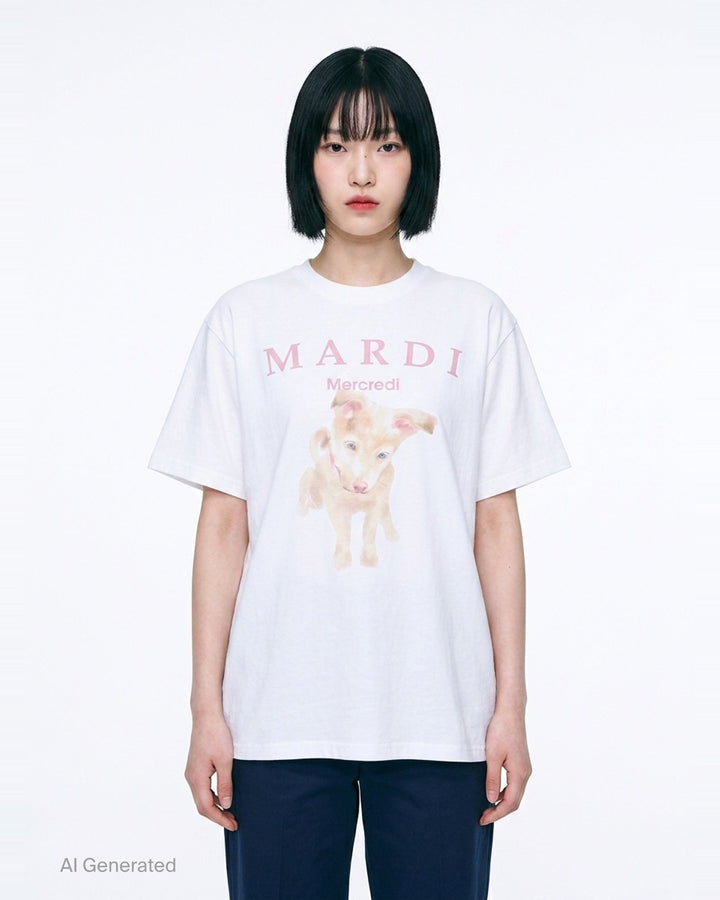 Tout Rose Graphic Tee | Mardi Mercredi | Club21 - front