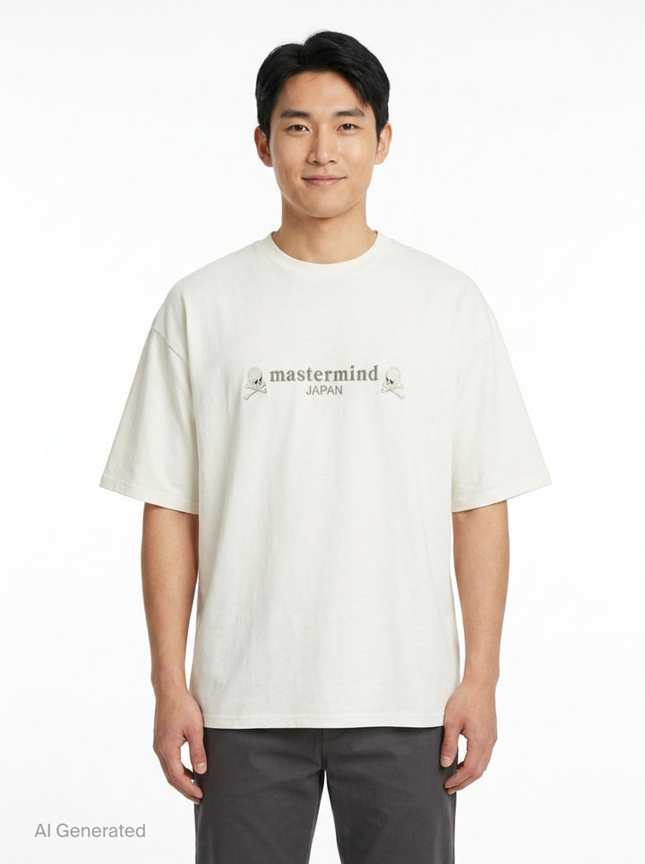 Boxy Short Sleeve Tee | Mastermind Japan | Club21 - front