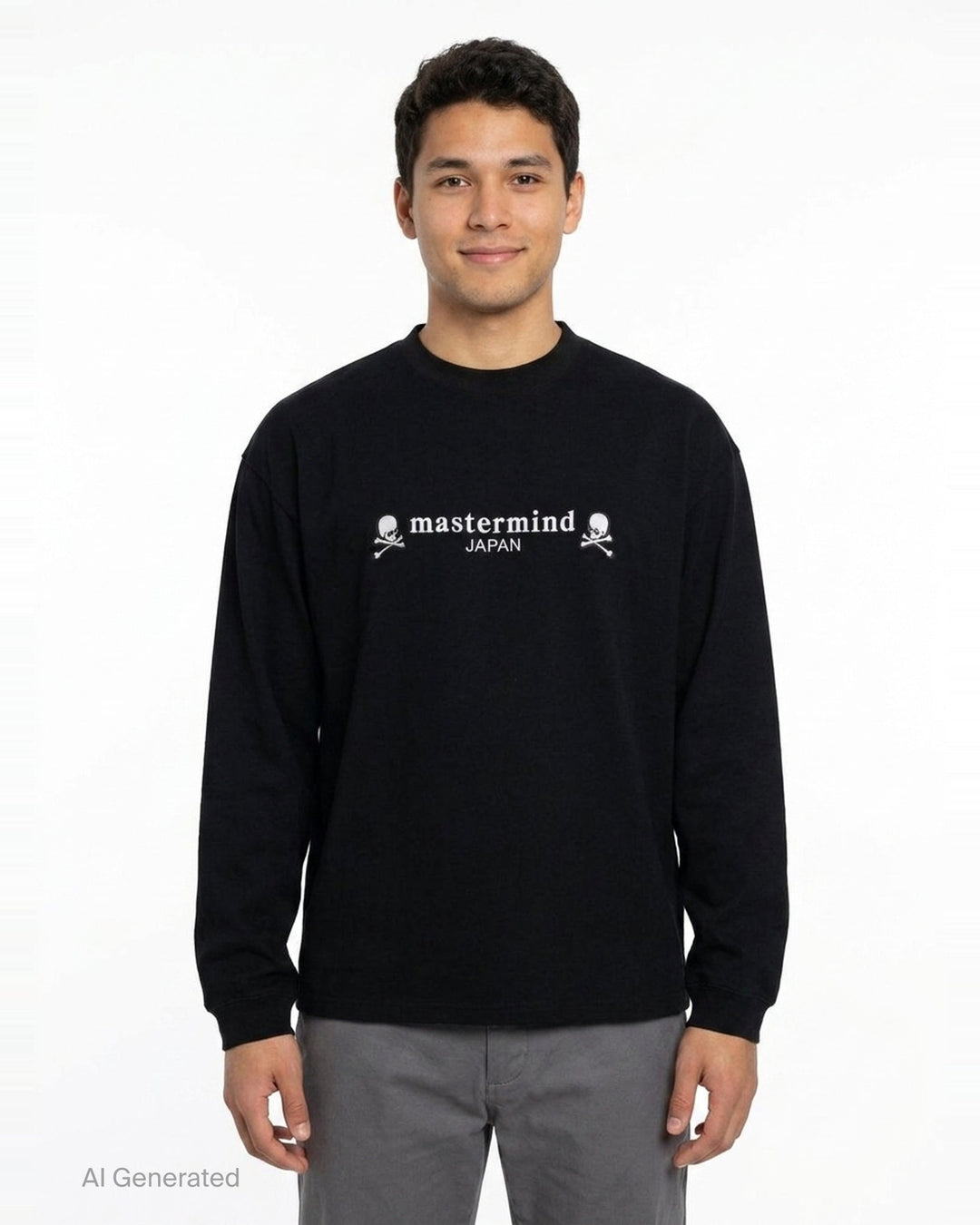 OG Boxy Long Sleeve Tee | Mastermind Japan | Club21 - front