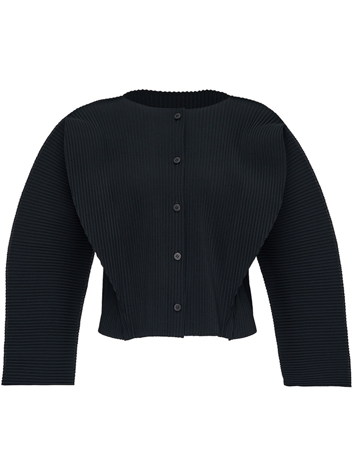 me-ISSEY-MIYAKE-CURVE-PLEATS-Cardigan-Black-1