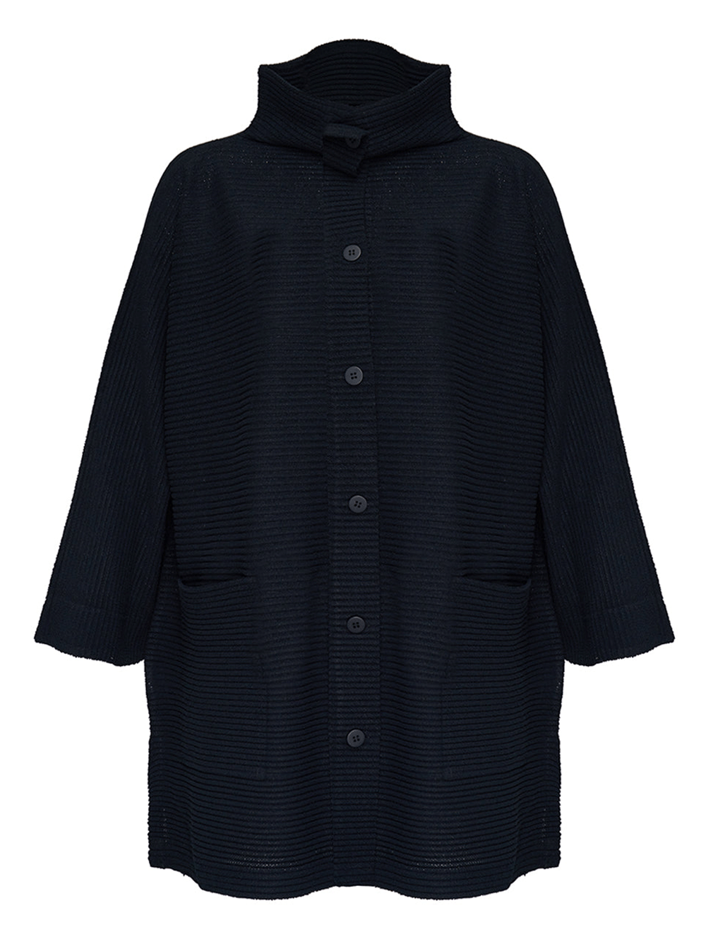 me-ISSEY-MIYAKE-FUWA-FUWA-MESH-PLEATS-Cardigan-Black-1