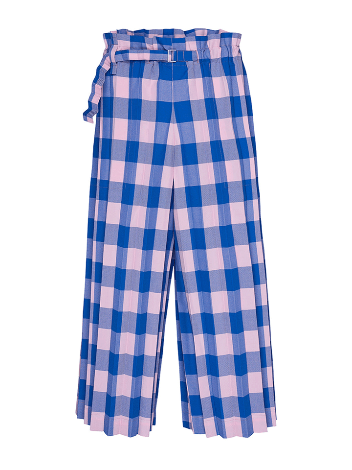 me-ISSEY-MIYAKE-Gingham-Check-Pleats-Pants-Pink-Blue-1