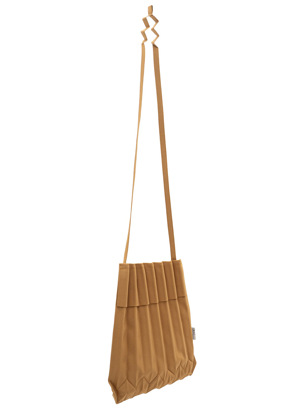 me ISSEY MIYAKE TRUNK PLEATS Bag 12 Cross Body Caramel 3