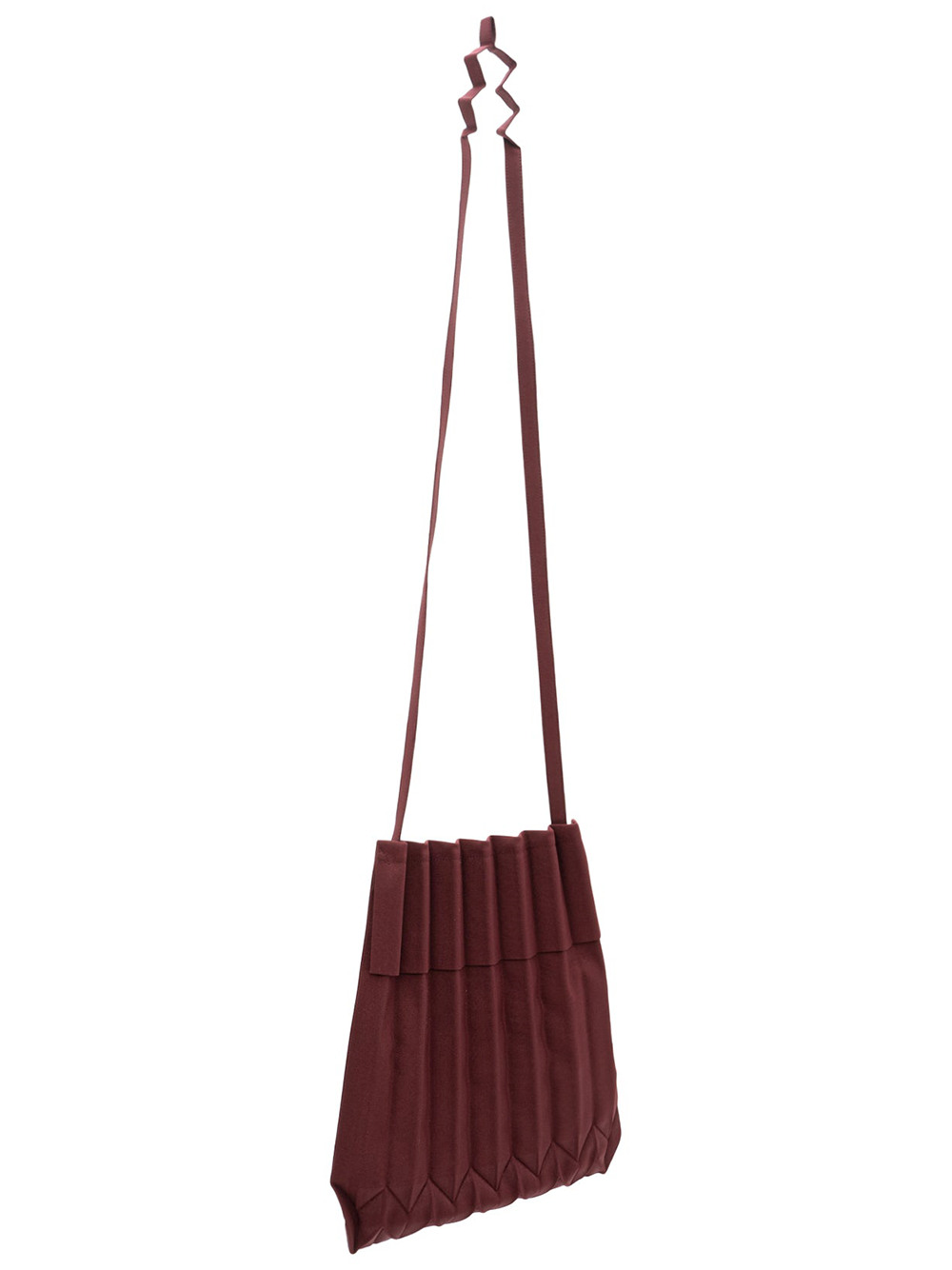 me ISSEY MIYAKE TRUNK PLEATS Bag 12 Cross Body Dark Brown 3