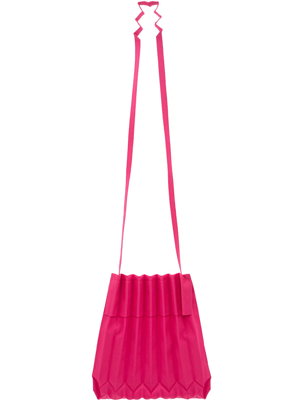 me ISSEY MIYAKE TRUNK PLEATS Bag 12 Cross Body Magenta 2